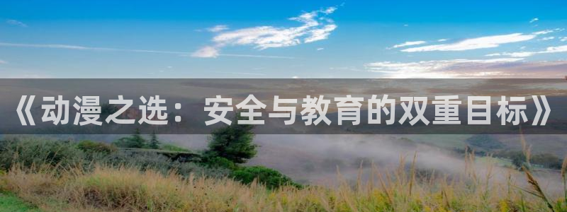番里动漫在线观看:《动漫之选:安全与教育的双重目标》配图